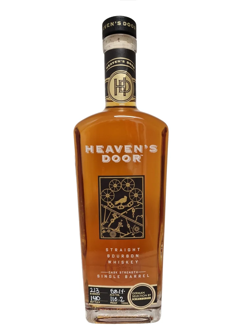 Heaven‘s Door Single barrel SKG 3 Bourbon Whiskey 0,7l 58,1% vol. Bob Dylon Straight