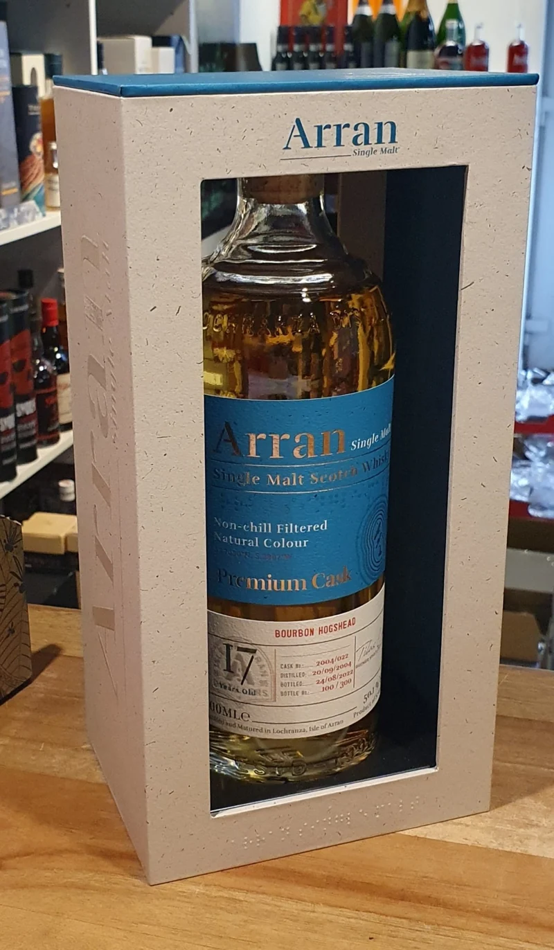 Arran 17 y Single Cask 2022 0,7l 50,1% vol. Whisky bsc Germany exclusiv