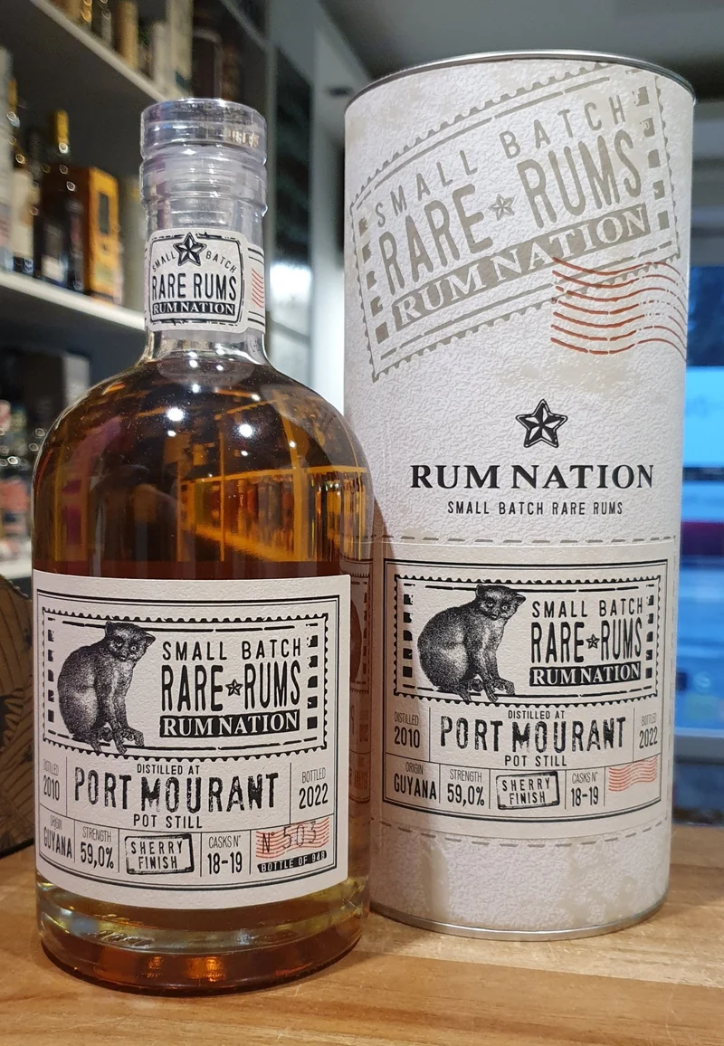 Rum Nation Guayana Port Mourant 2010 2022 0,7l 59% vol. Single Cask Rum