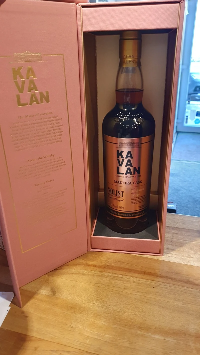 Kavalan Solist Madeira Cask 2017 0.7l Fl 57,8%vol. Taiwan Whisky #D170314051A