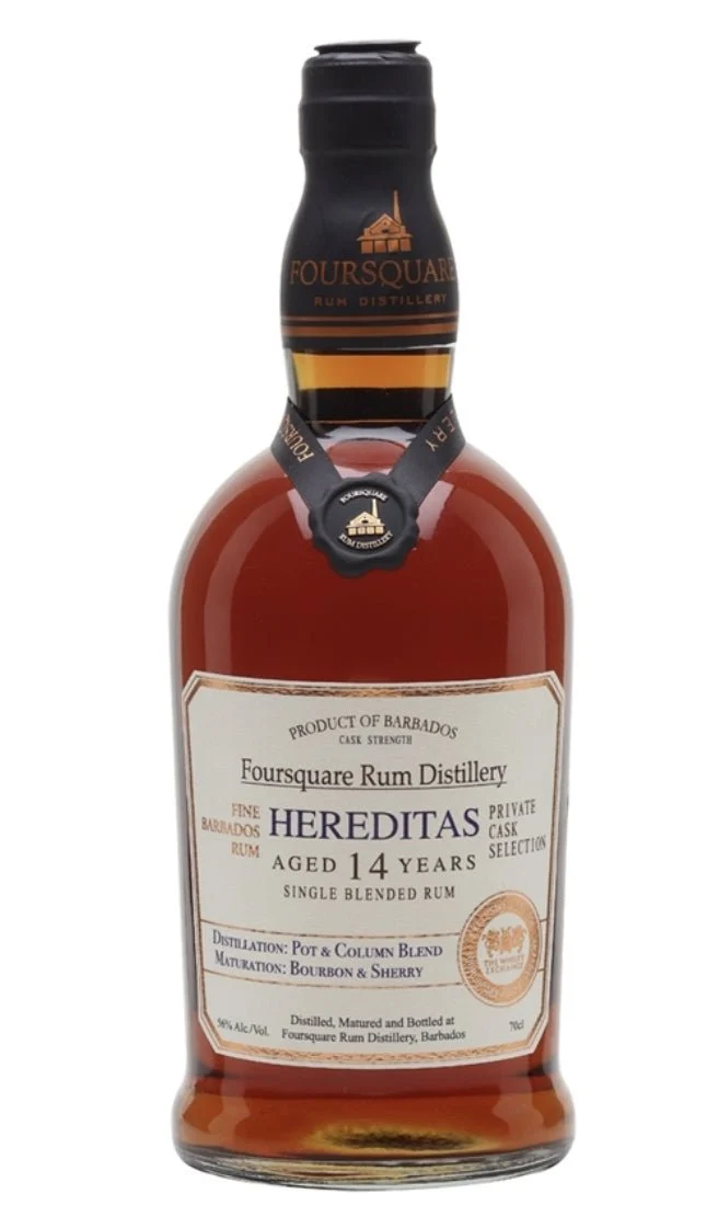 Foursquare Hereditas TWE exclusive 14y Barbados Rum 56% vol. 0,7l ecs