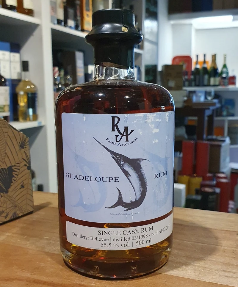 RA Guadeloupe 1998 2017 Bellevue Dist. 19y 0,5l 55,5% vol. single cask Rum Artesanal