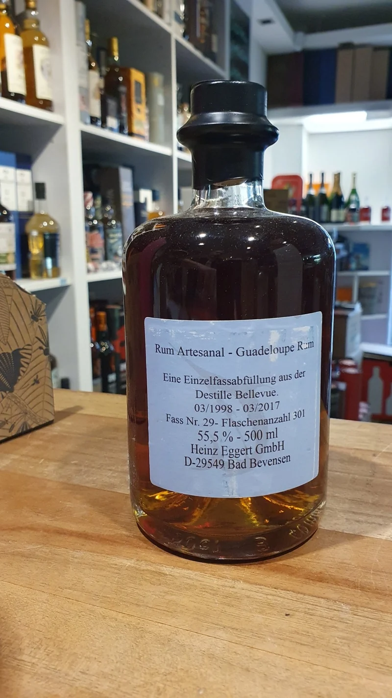 RA Guadeloupe 1998 2017 Bellevue Dist. 19y 0,5l 55,5% vol. single cask Rum Artesanal