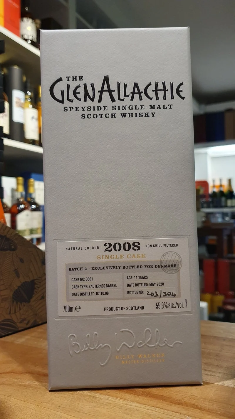 Glenallachie 2008 Sauternes single cask 55,9 % vol. 0,7l Whisky #3601