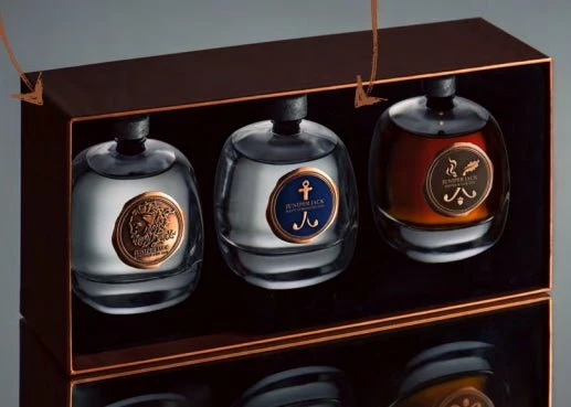 Juniper Jack 3er GIN SET London Dry 0,1l 46,5 % vol 0,1l Navy Strength 57,2 % vol Smoke & Oak 0,1l 46,5 % vol