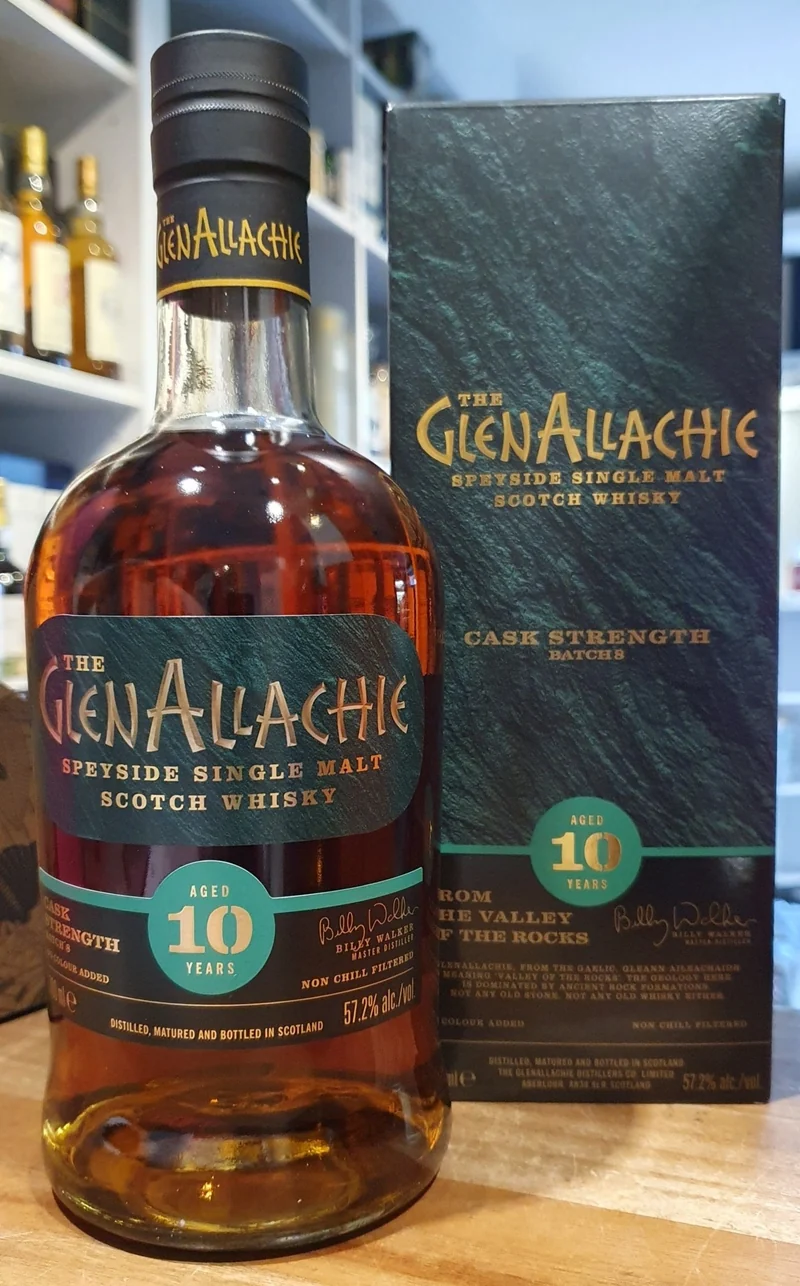 X Glenallachie 10 y B 8 cask strength 57,2% vol. 0,7l Single Malt Scotch Whisky batch 8