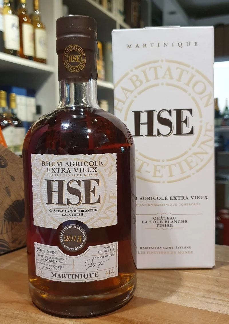 X HSE 2013 2021 chateau la tour blanche cask 41% vol. 0,7l Rum Agricole Rhum Martinique