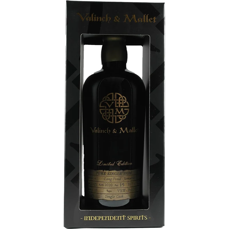 Jamaica Single Cask 15 Years Long Pond Valinch & Mallet The Spirit of Art