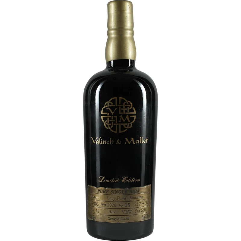 Jamaica Single Cask 15 Years Long Pond Valinch & Mallet The Spirit of Art