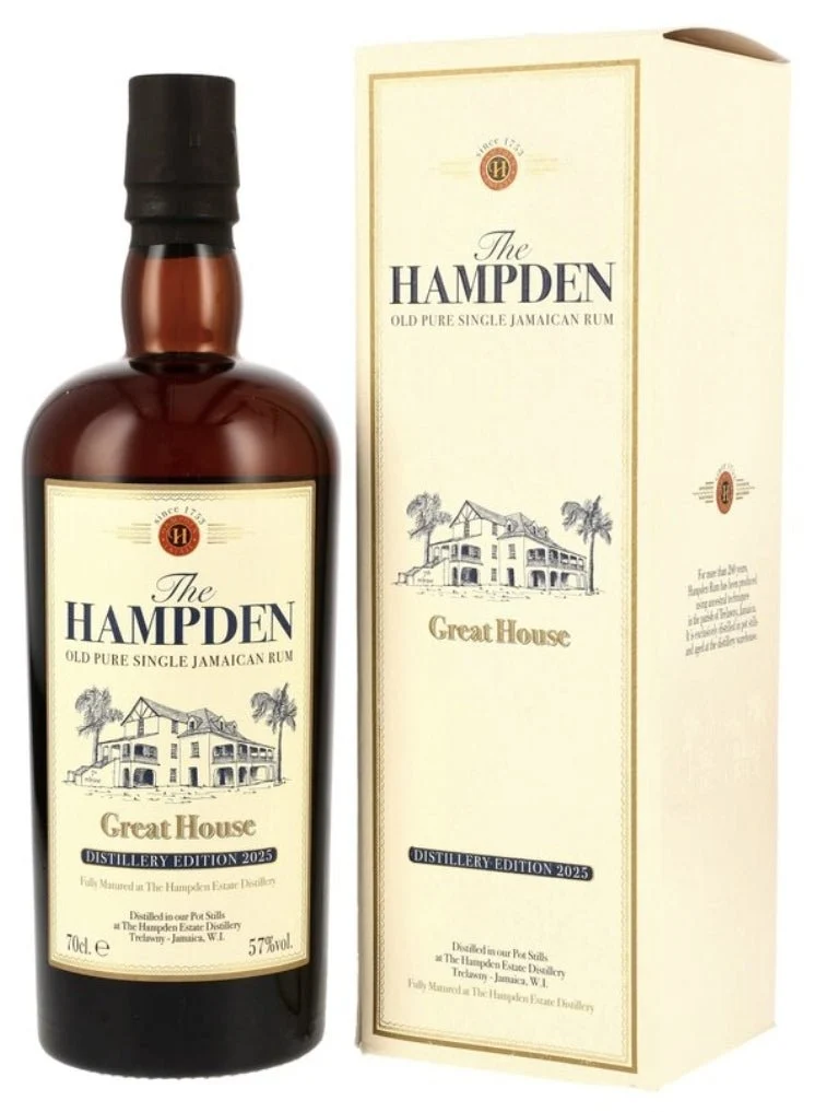 X Hampden Great House Distillery 2025 Jamaica 0,7l 57 % vol. Rum single cask