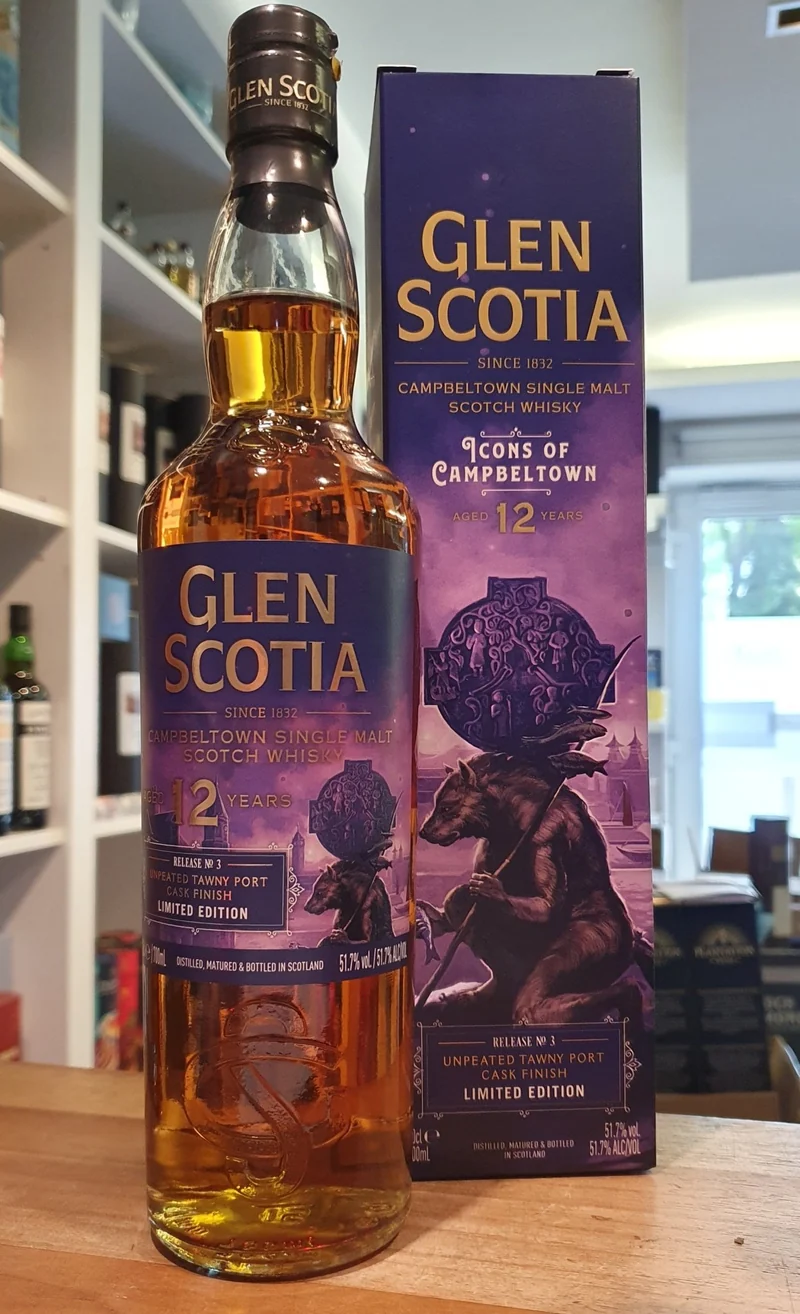 Glen Scotia The Wulver Icons of Campbeltown whisky #3 Tawny Port Finish 12y 0,7l 51,7 %vol. glenscotia