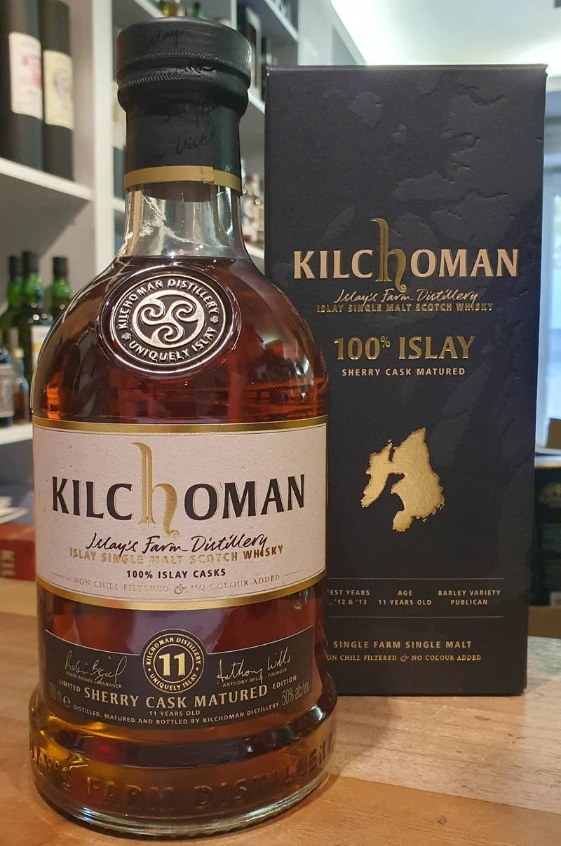 Kilchoman 11 y 100% Islay Oloroso Sherry Vollreifung Casks Edition 0.7l 50 % scotch whisky limitiert