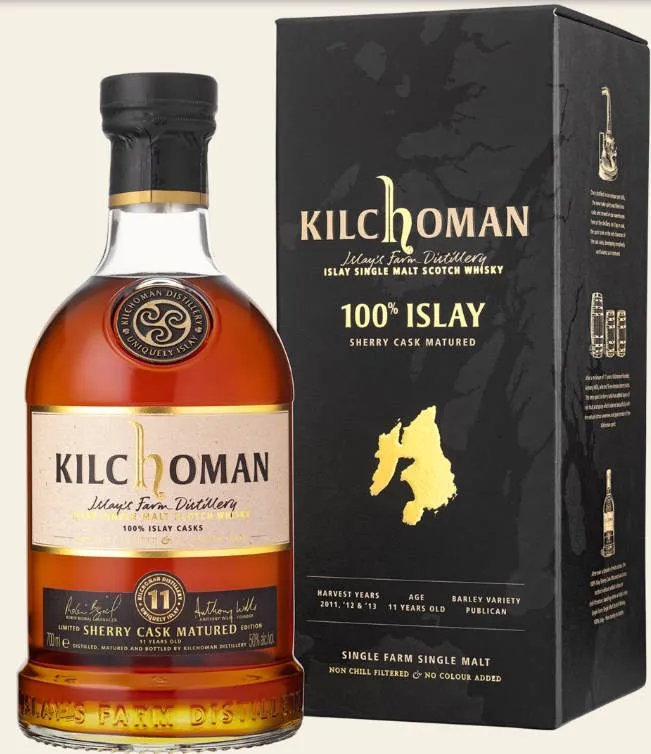 Kilchoman 11 y 100% Islay Oloroso Sherry Vollreifung Casks Edition 0.7l 50 % scotch whisky limitiert