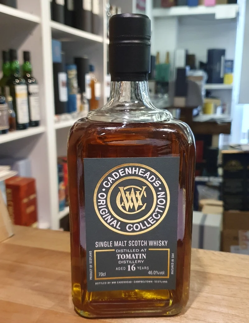 X Tomatin 16 y Cadenhead's 0,7l 46 %vol. 2025 Whisky