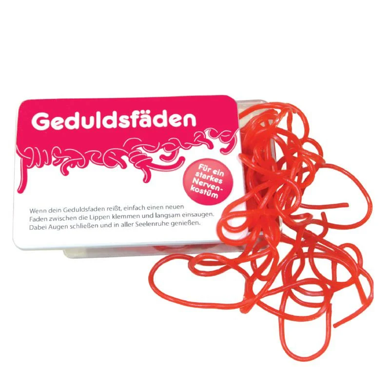 Fruchtgummi "Geduldsfäden"