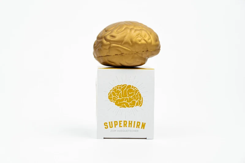 Knautschball "Superhirn" für Prüfungen und die Schule