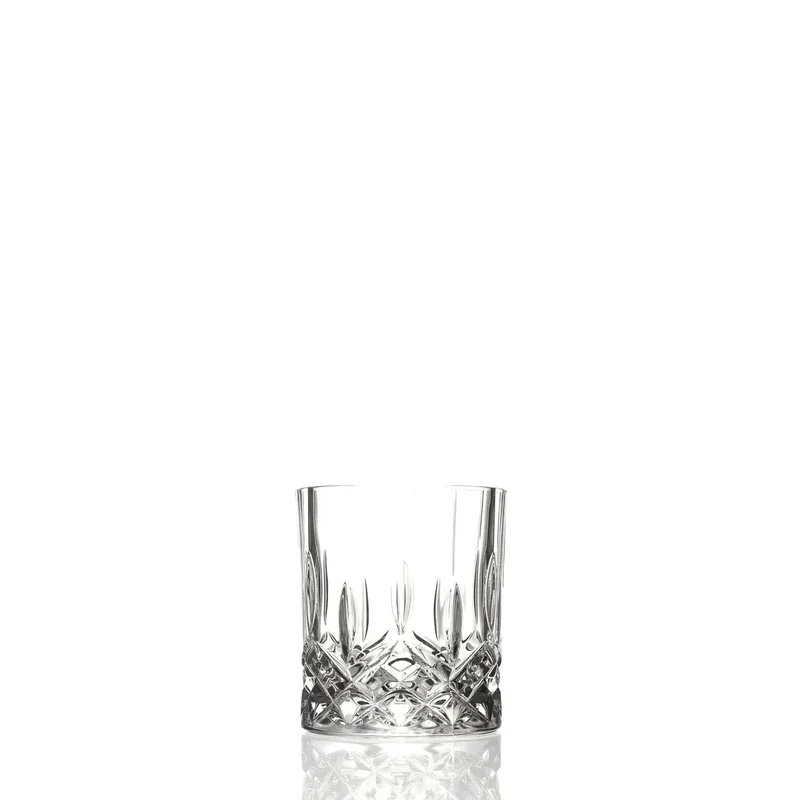 Edles Glas mit Kristall-Struktur