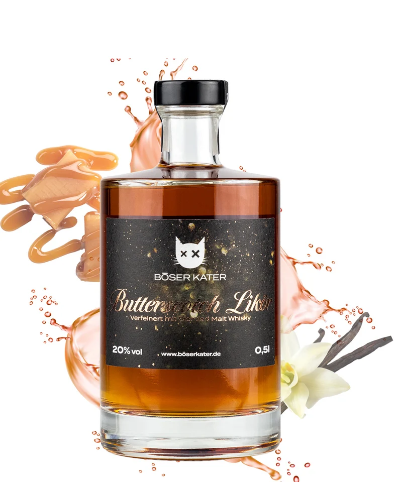 Böser Kater Butterscotch Likör mit Whisky