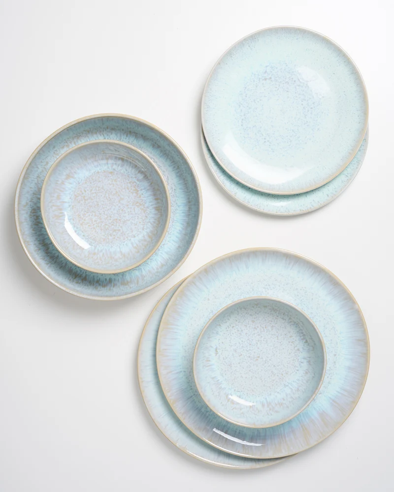 Areia Geschirr-Set modern azur 7-teilig