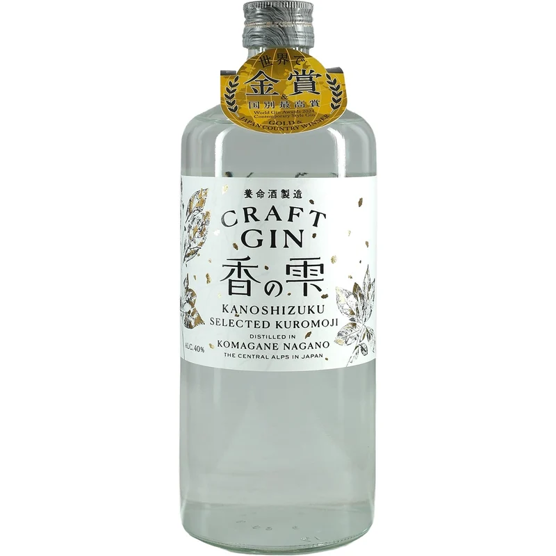 Yomeishu Kanoshizuku Selected Kuromoji Craft Gin
