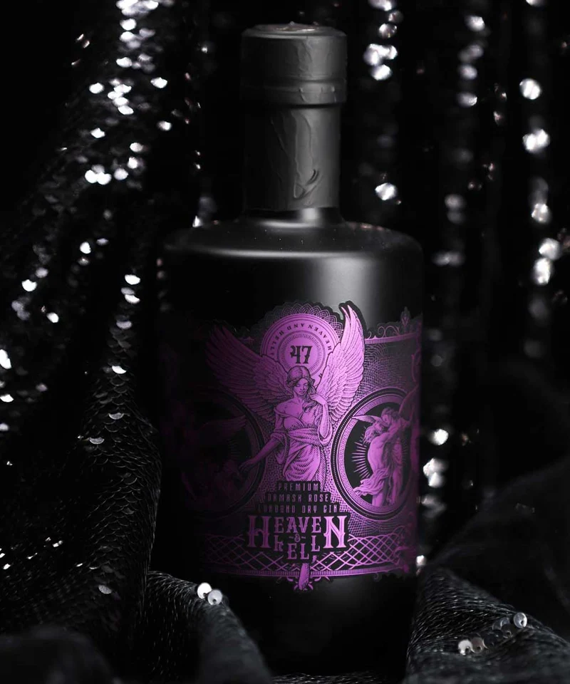 Heaven & Hell Premium Damask Rose London Dry Gin