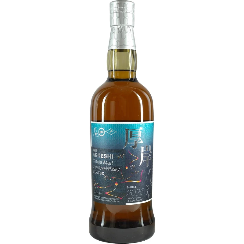 The Akkeshi Single Malt Japanese Whisky Peated 'Risshu' (2025 Edition)
