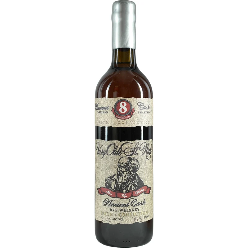 Very Olde St. Nick Ancient Cask 8 Year Old Rye Whiskey - Faith + Conviction