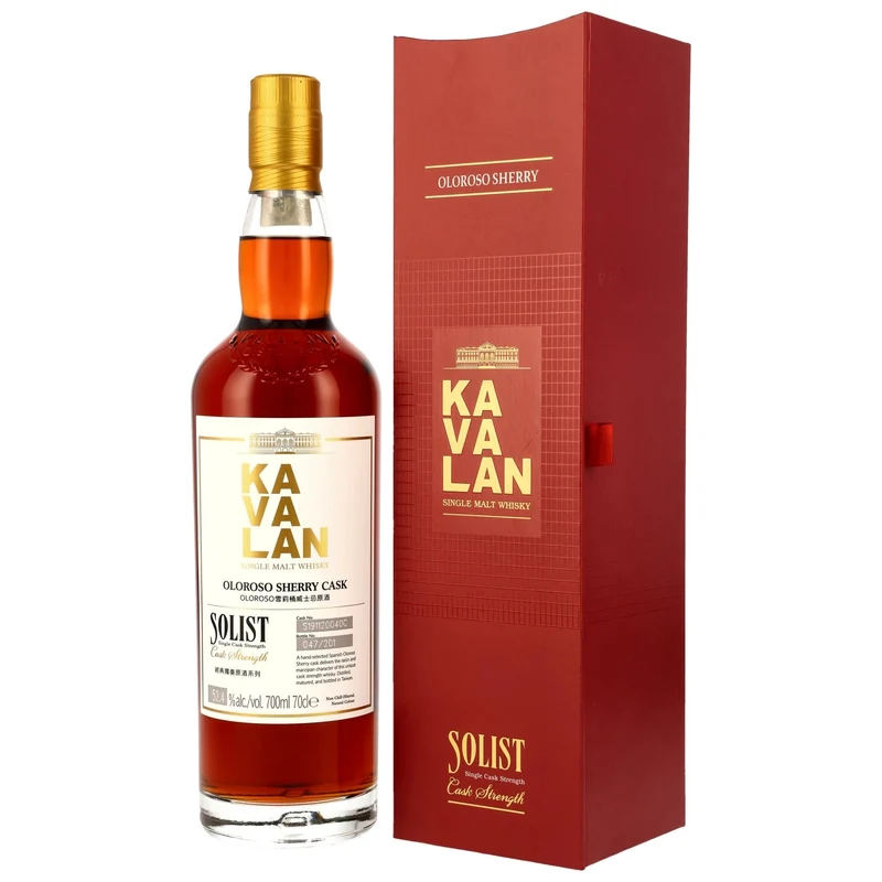 Kavalan Solist - Oloroso Sherry Cask - 52,4% vol. 700ml