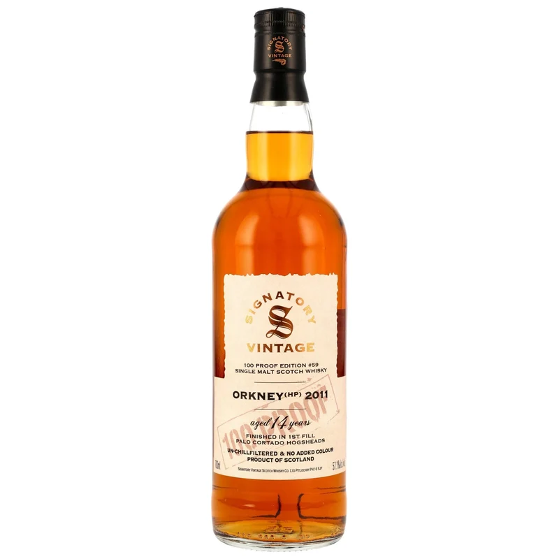Orkney (HP) 2011/2025 - 14 y.o. Palo Cortado Signatory 100 PROOF Edition #59 57,1% vol. 700ml