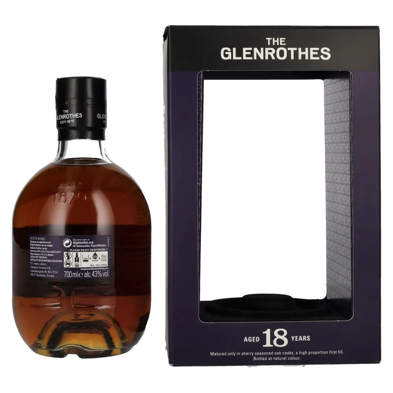 The Glenrothes 18 Years Old Speyside Single Malt 43% Vol. 0,7l in Geschenkbox