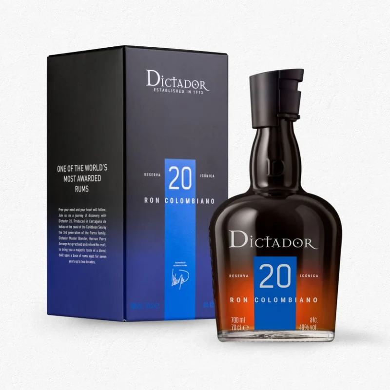 Dictador 20 Jahre Reserva Iconica Ron Colombiano 40% 0,7L