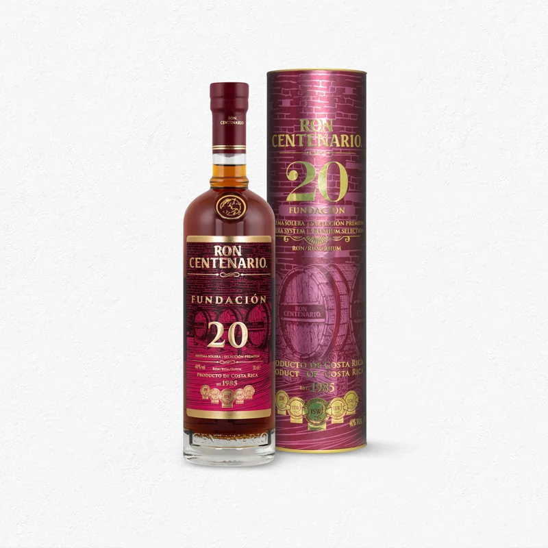 Ron Centenario Fundación 20YO Reserva Especial 40% 0,7L