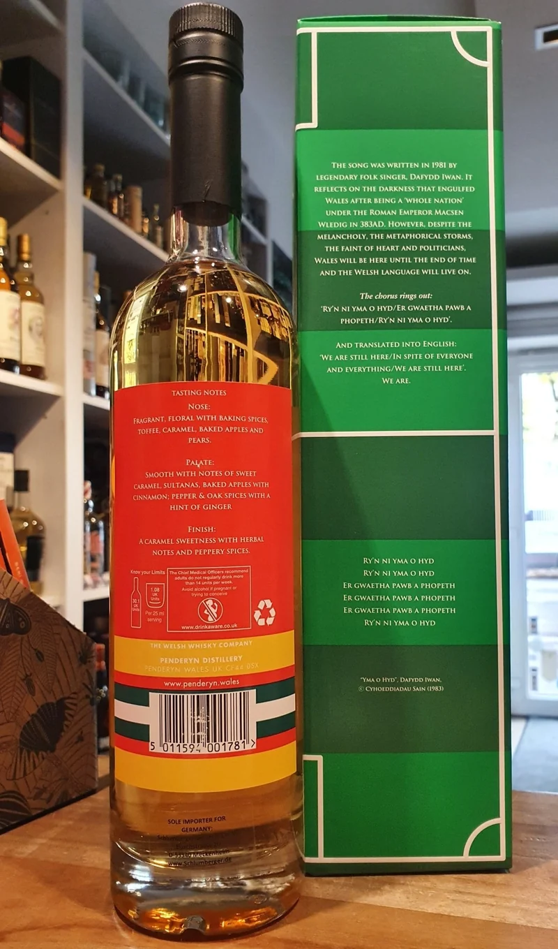 Penderyn Yma O hyd IOW #10 Edition Icon of Wales 0,7l 46% vol. mit GP Whisky wales single malt
