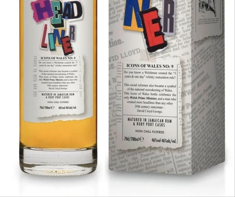 Penderyn Headliner IOW #9 Edition Icon of Wales 0,7l 46% vol. mit GP Whisky wales single malt