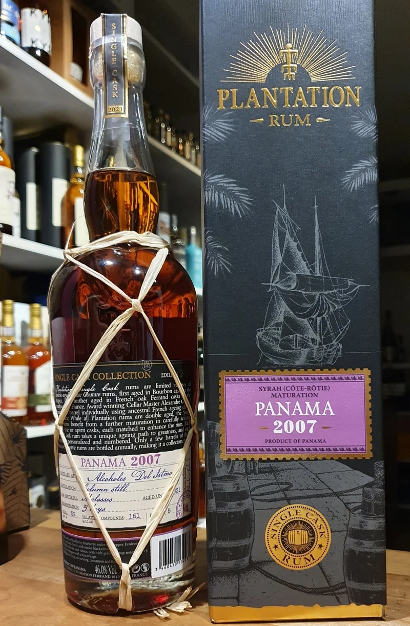 Plantation Panama 2007 Syrah cask 14y 0,7l 46,2%vol. Rum dp Planteray