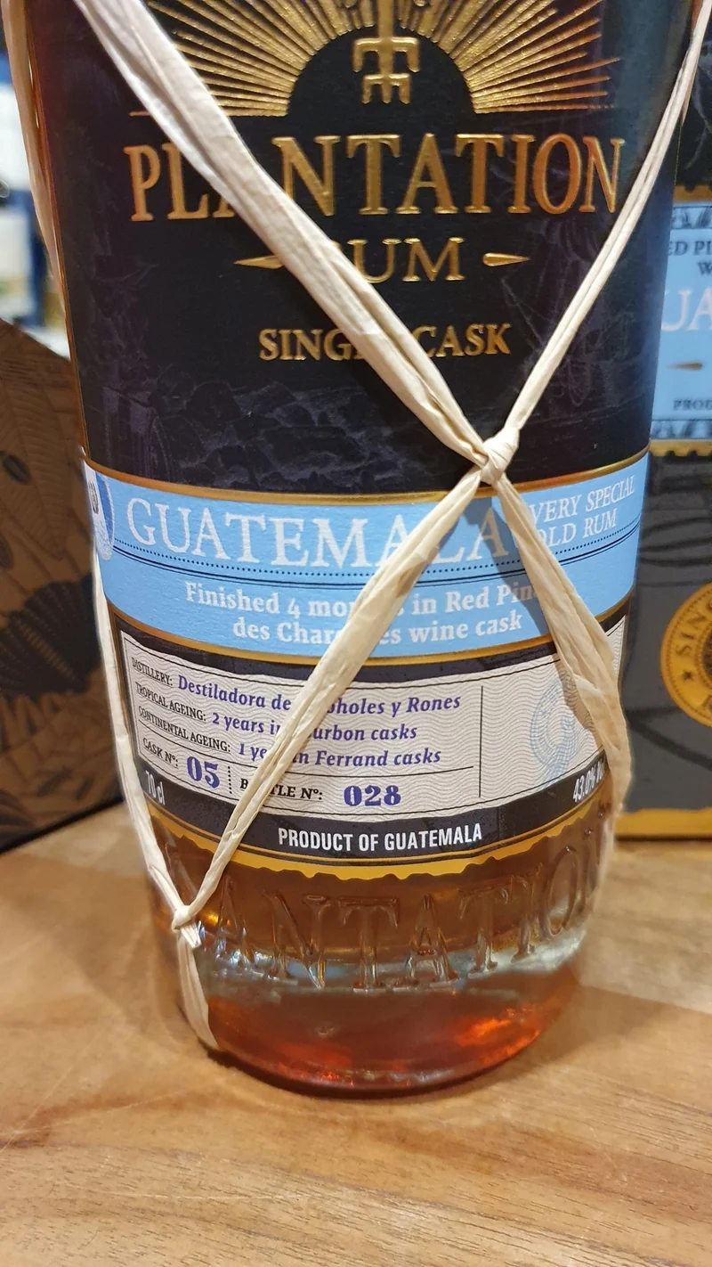 Plantation Guatemala 2022 rpdc cask XO 0,7l 43% vol. single cask Rum RH Planteray #5