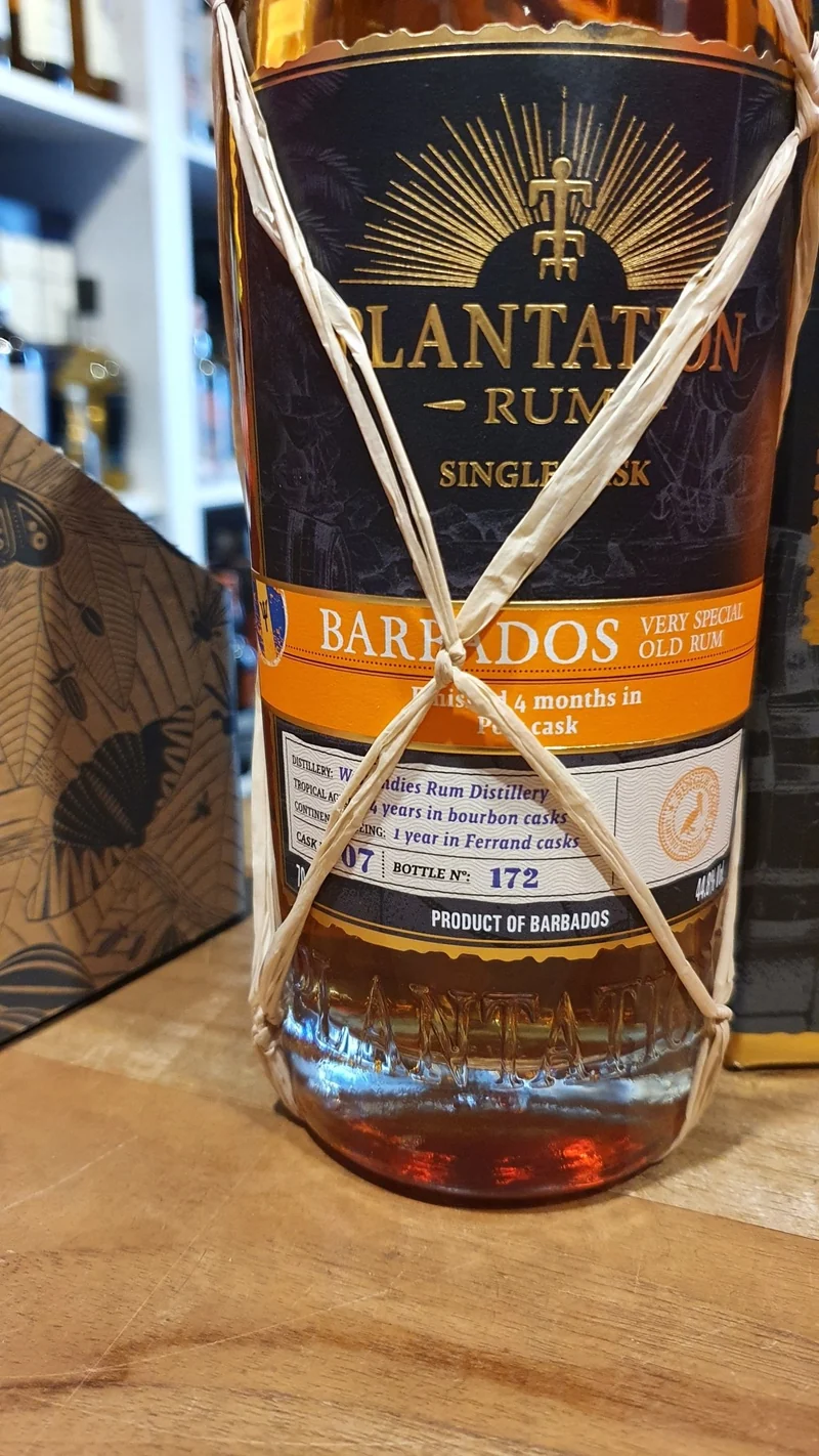 Plantation Barbados VSOR 6 2016 2022 Port cask XO 0,7l 44,8% vol. single cask Rum rh Planteray