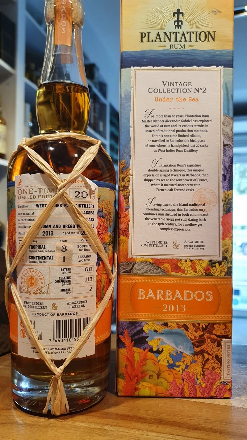 Plantation one time Barbados 2013 2022 0,7l 50,2% vol. Planteray