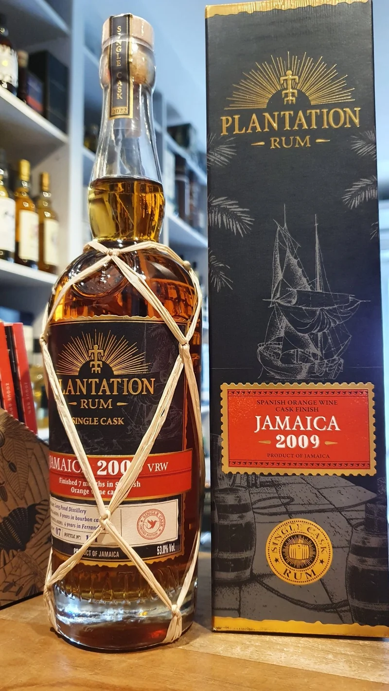 Plantation Jamaica 2009 2022 Long pond VRW Spanish Orange Wine Cask XO 0,7l 53% vol. hm rh single cask Rum Planteray