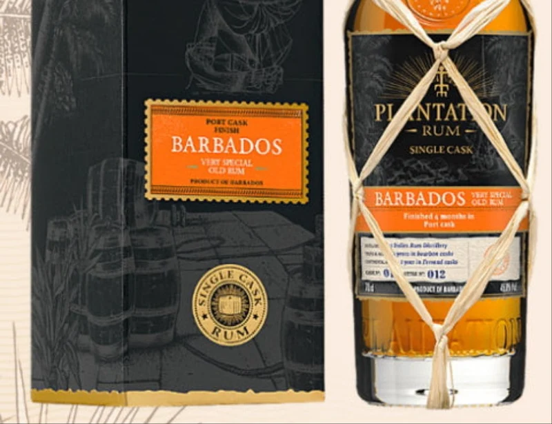 Plantation Barbados VSOR 6 2016 2022 Port cask XO #14 0,7l 44,9% vol. single cask Rum frd er Planteray