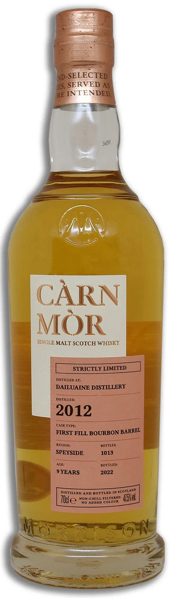 Dailuaine 2012 FF Bourbon Cask Carn Mor 47,5% ol. 0,7l Strictly Limited Whisky