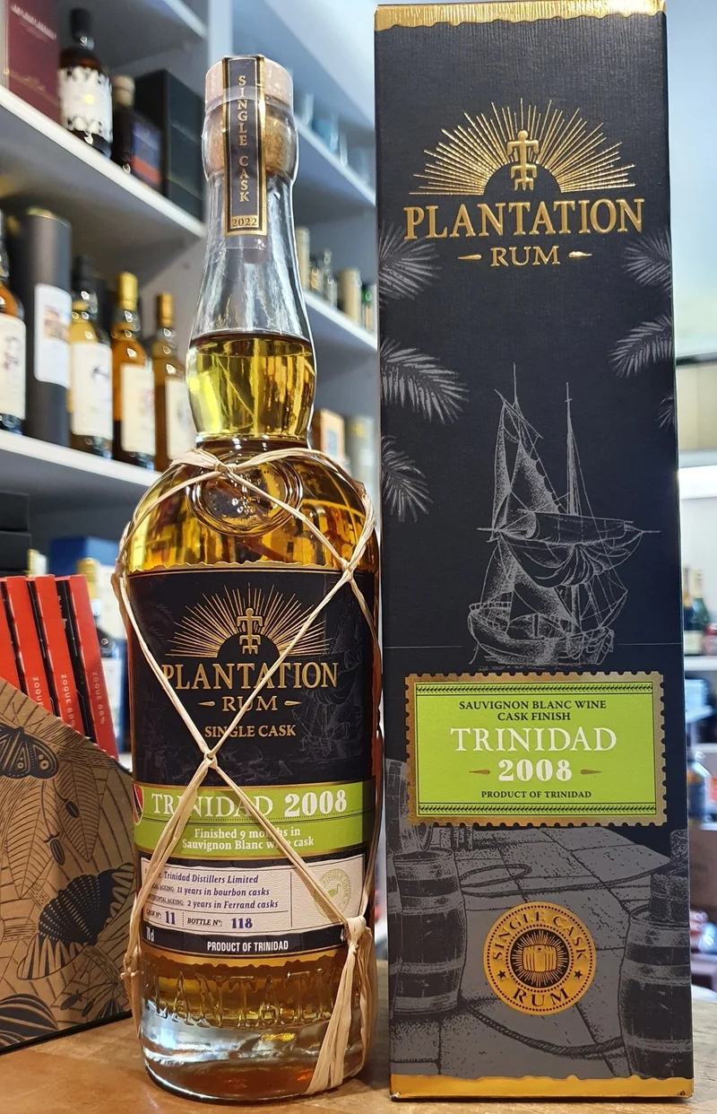 Plantation Trinidad 2008 2022 Sauvignon blanc Cask XO 0,7l 48,1 % vol. single cask Rum bsc Planteray
