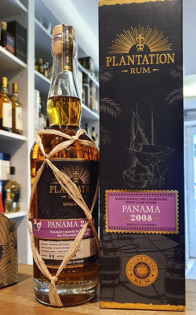 Plantation Panama 2008 2022 wPdC XO 0,7l 46,4% vol. single cask Rum bs Planteray