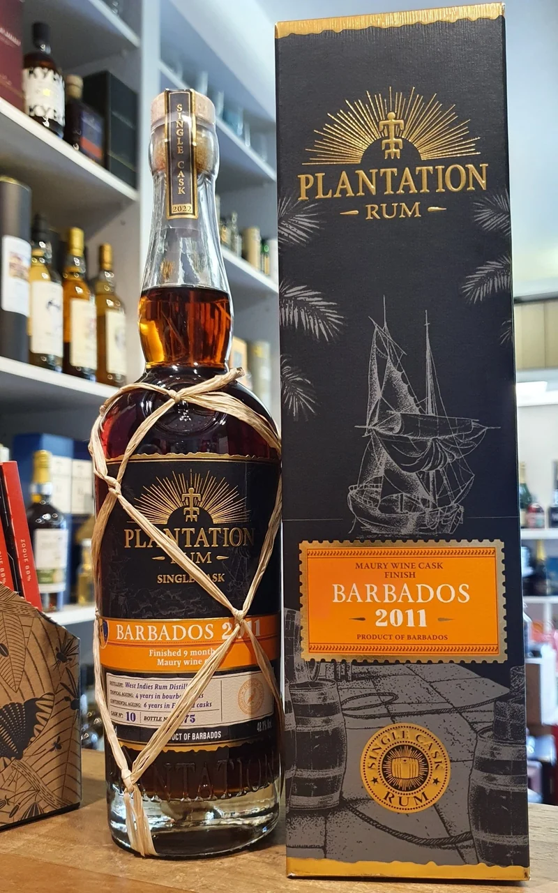 Plantation Barbados 2011 2022 Maury cask XO 0,7l 48,1% vol. single cask Rum hm Planteray