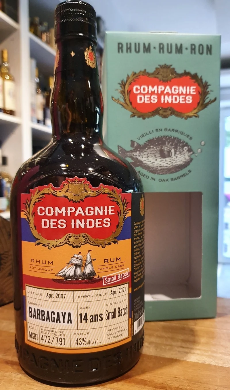 X Compagnie des Indes Barbagaya Foursquare Diamond 2007 0,7l 43%vol. cdi Rum Small Batch