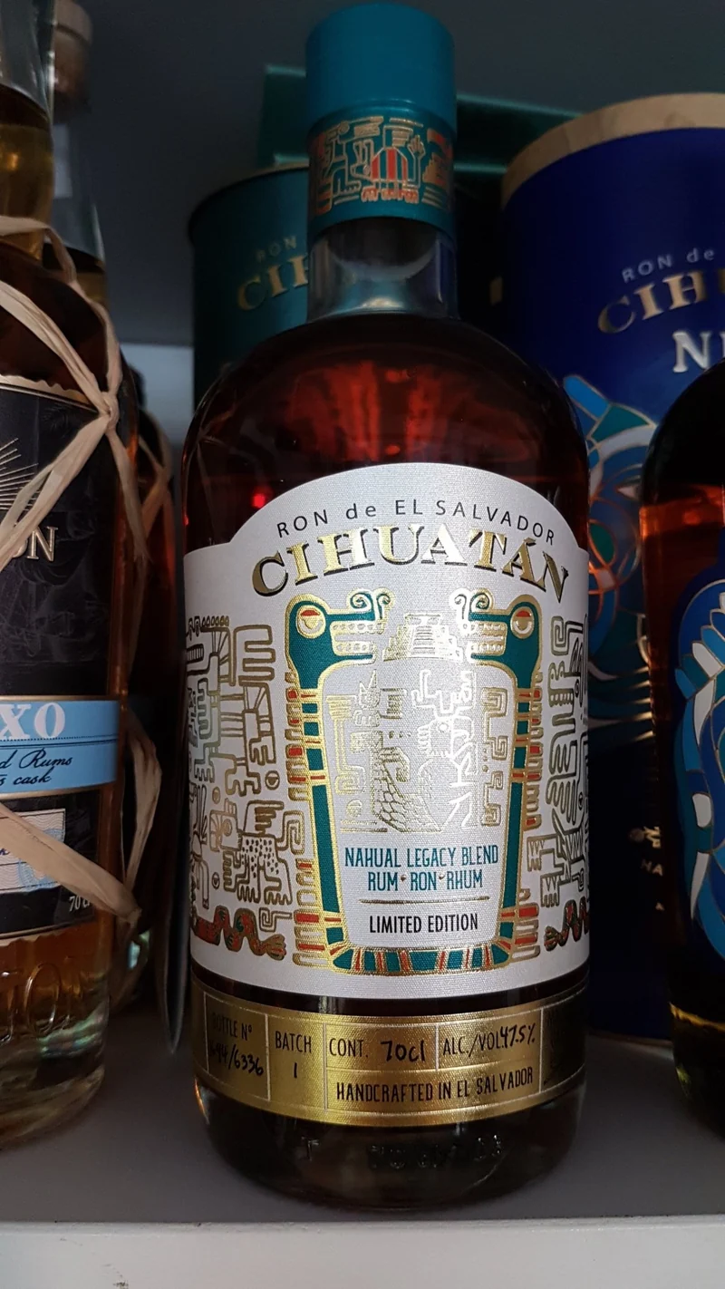 Cihuatan Nahual Legacy batch 1 blend Rum el salvador 0,7l 47.5% vol.
