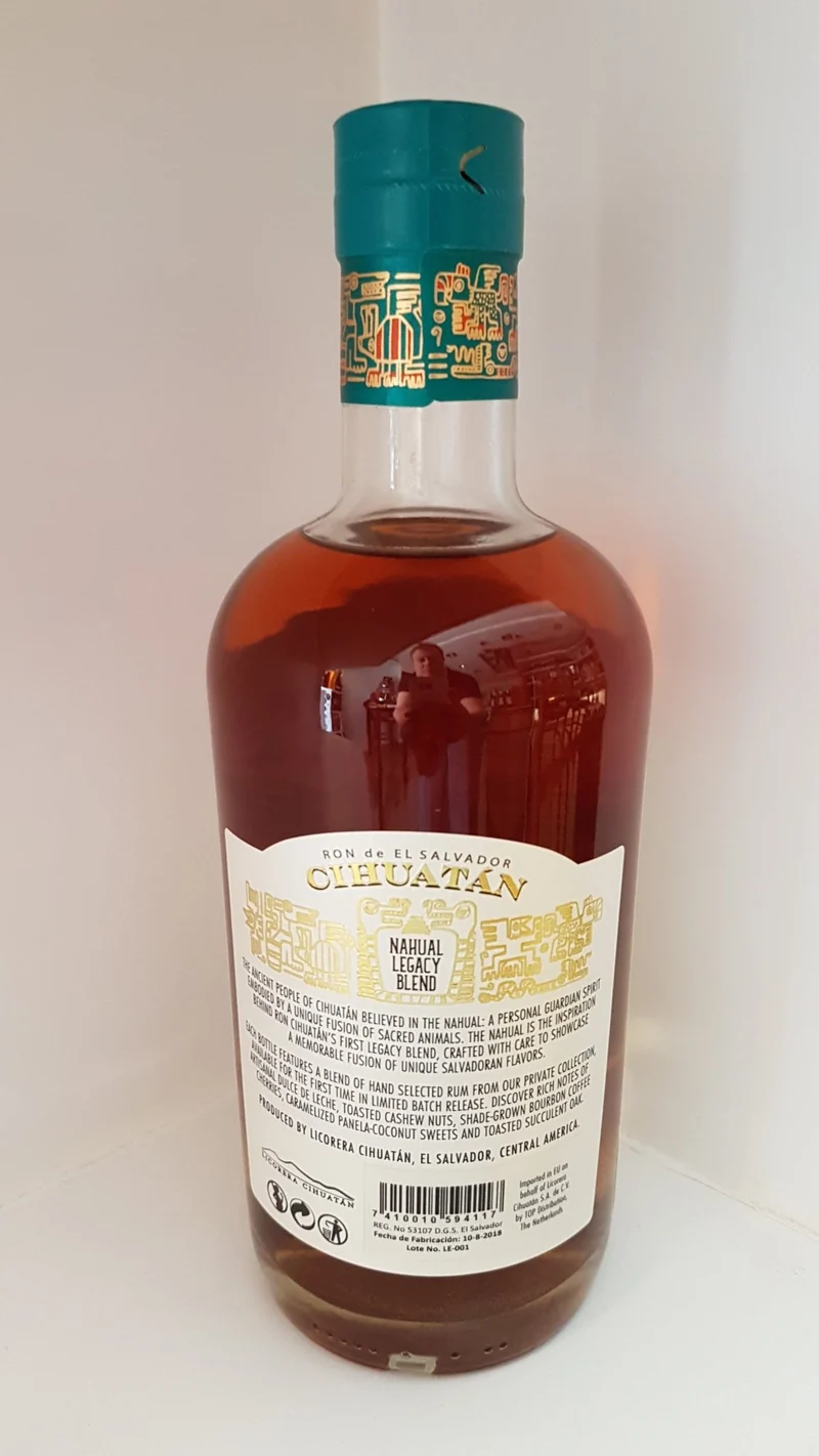 Cihuatan Nahual Legacy batch 1 blend Rum el salvador 0,7l 47.5% vol.