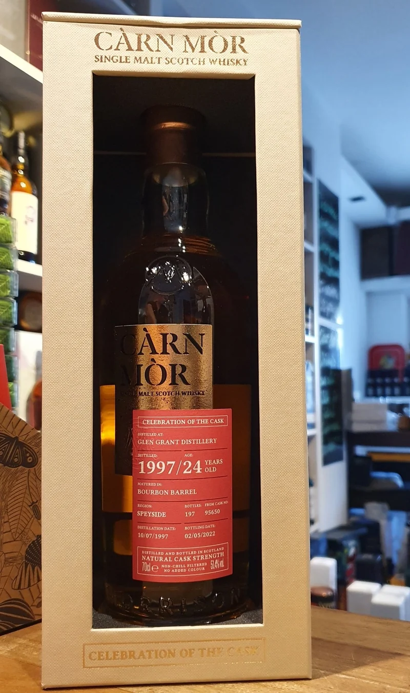 Glen Grant 1997 Bourbon Barrel Speyside 0,7l 51,4% vol COC Carn Mor Celebration of the Cask Whisky