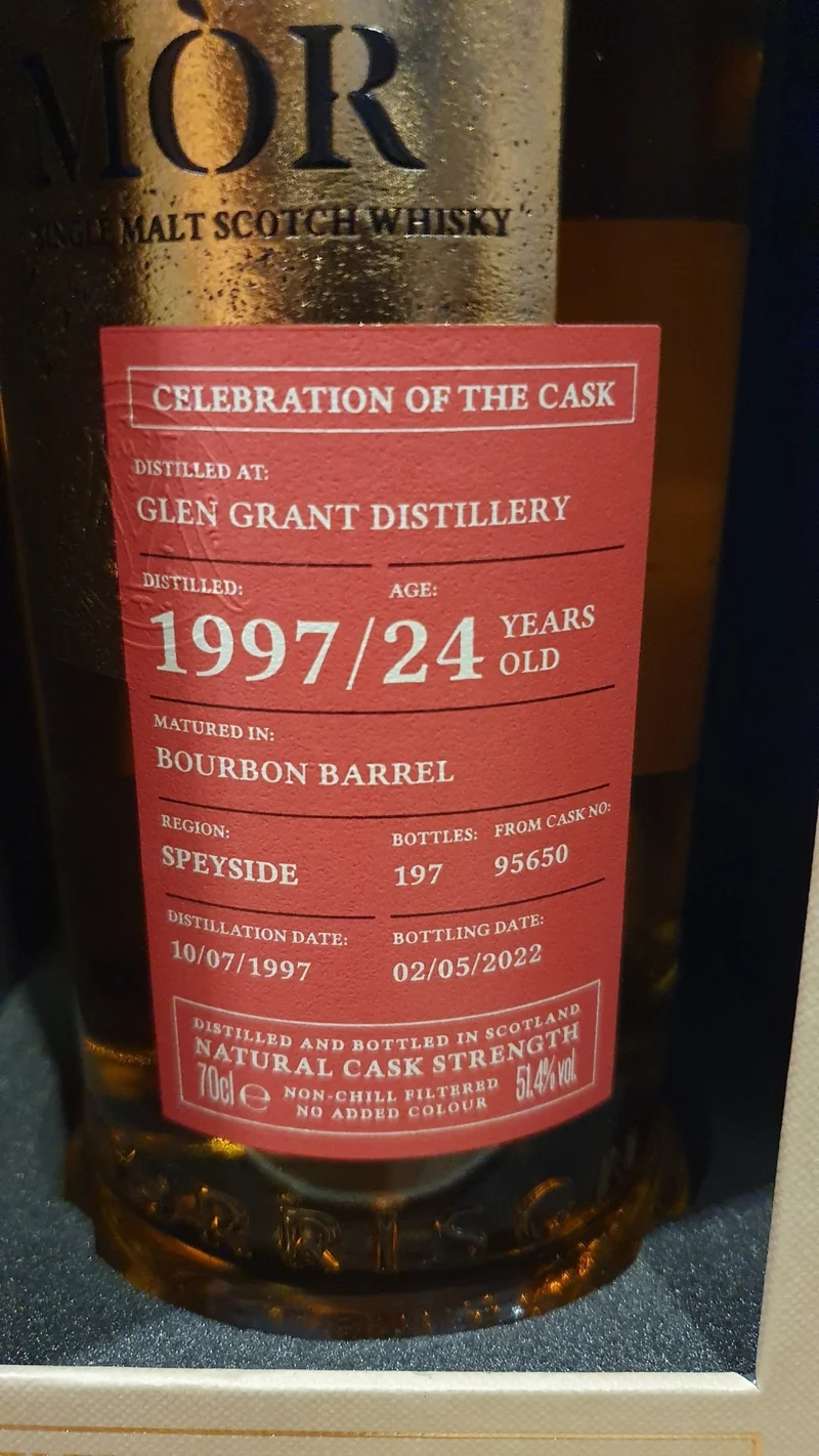 Glen Grant 1997 Bourbon Barrel Speyside 0,7l 51,4% vol COC Carn Mor Celebration of the Cask Whisky