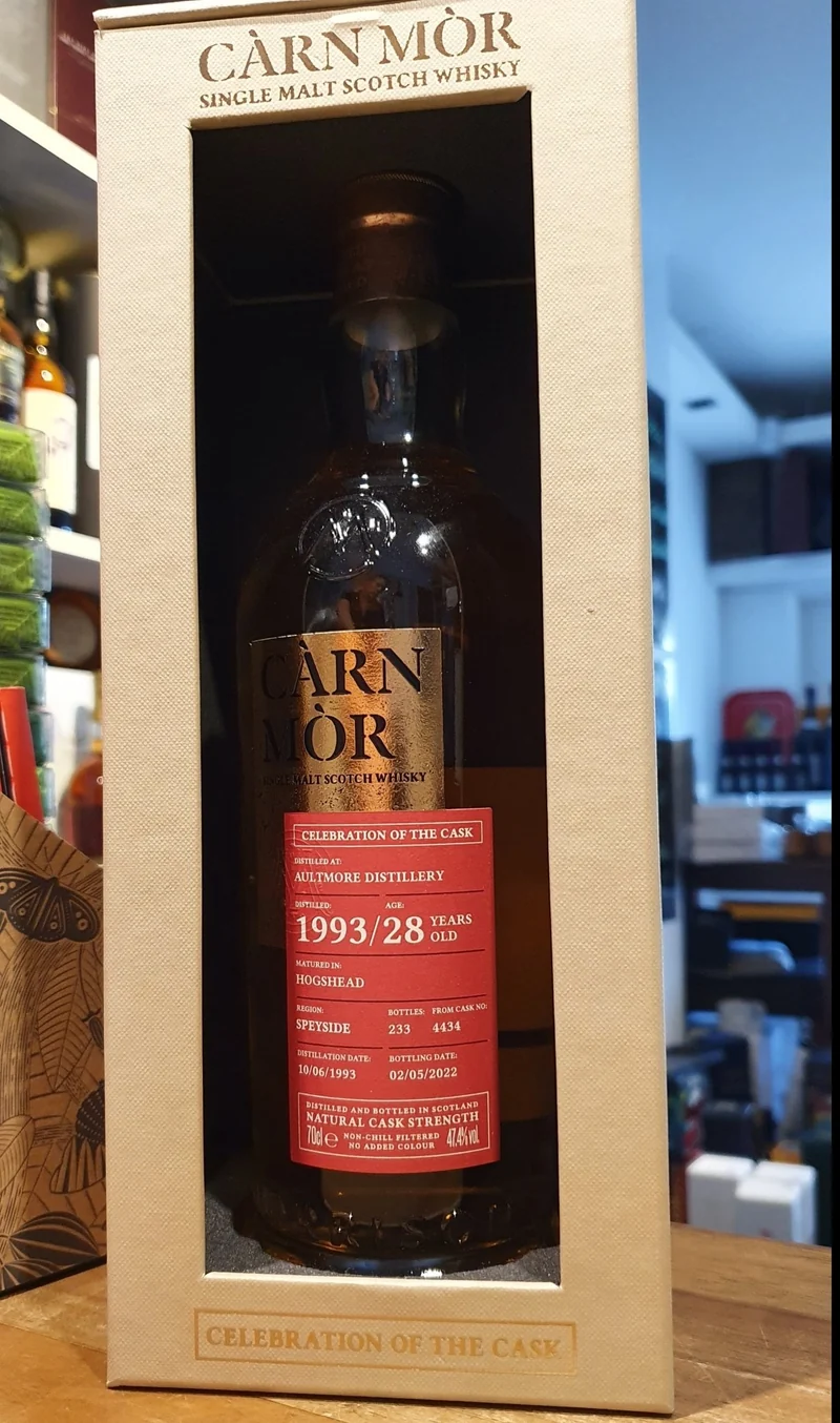 X Aultmore 1993 Bourbon Barrel 0,7l 47,4% vol COC Carn Mor Celebration of the Cask Whisky